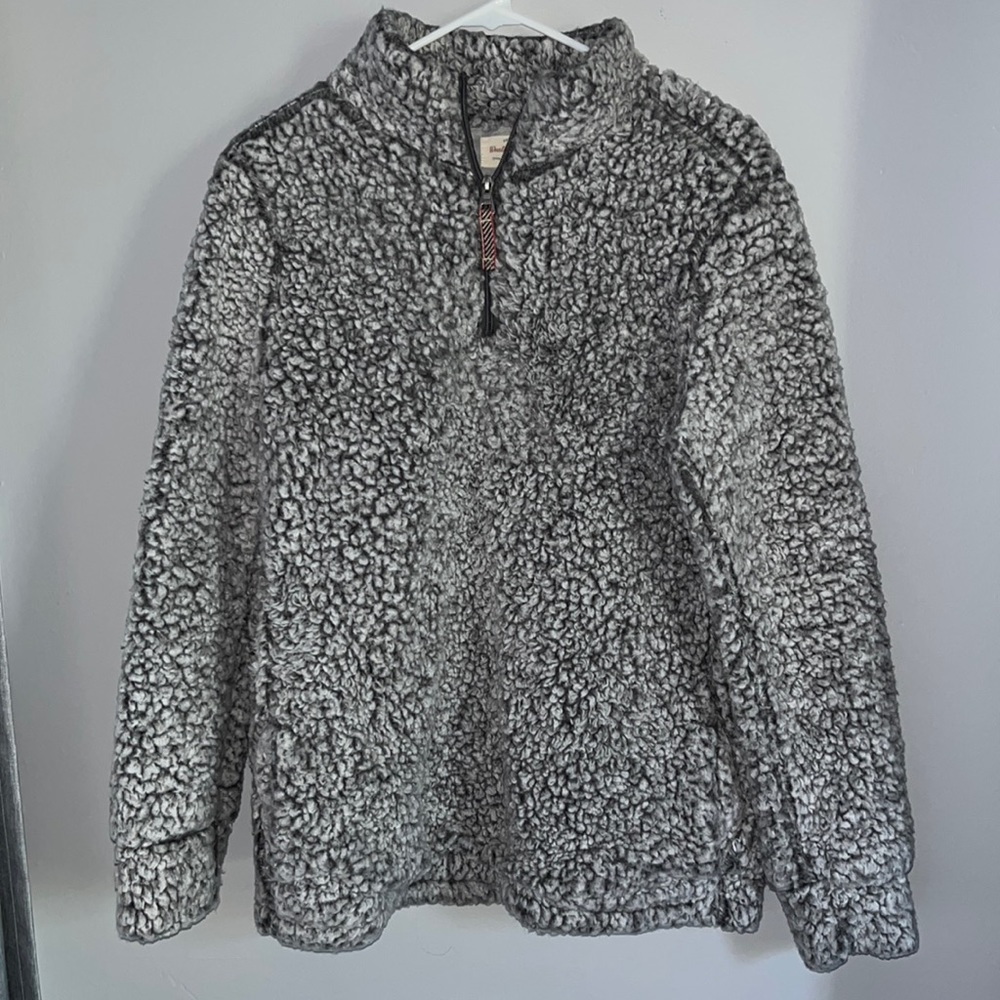 NWOT sherpa quarter zip